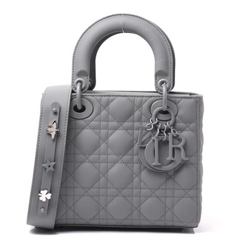 gray mini lady dior|lady dior small size.